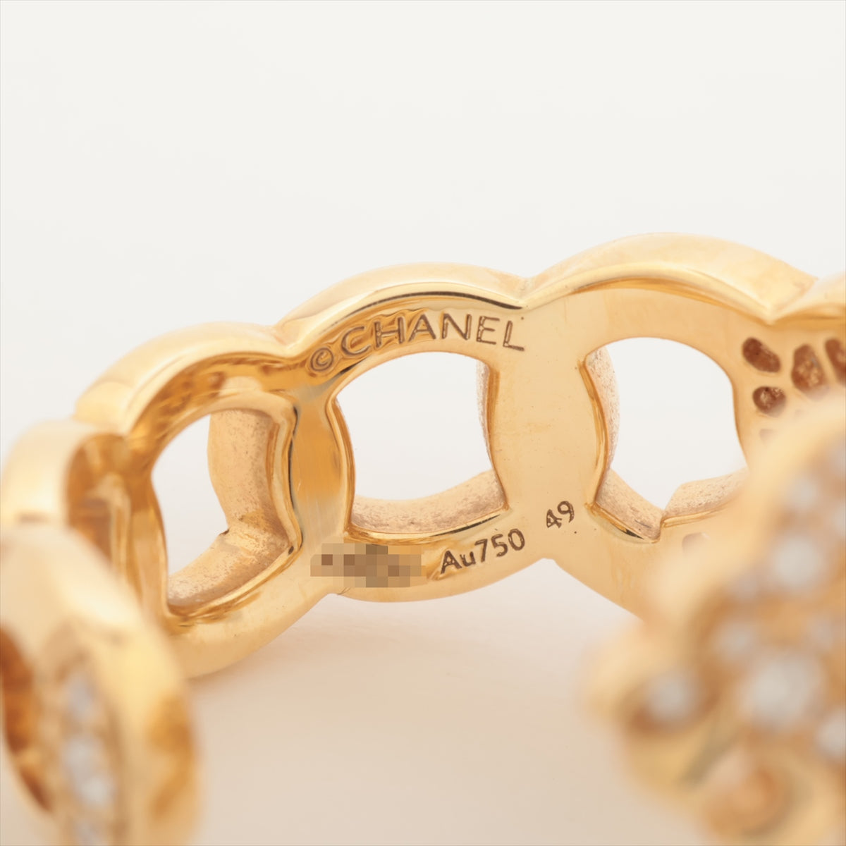 Chanel Diamond Ring 750(YG) Respri Du Rion Intuitive