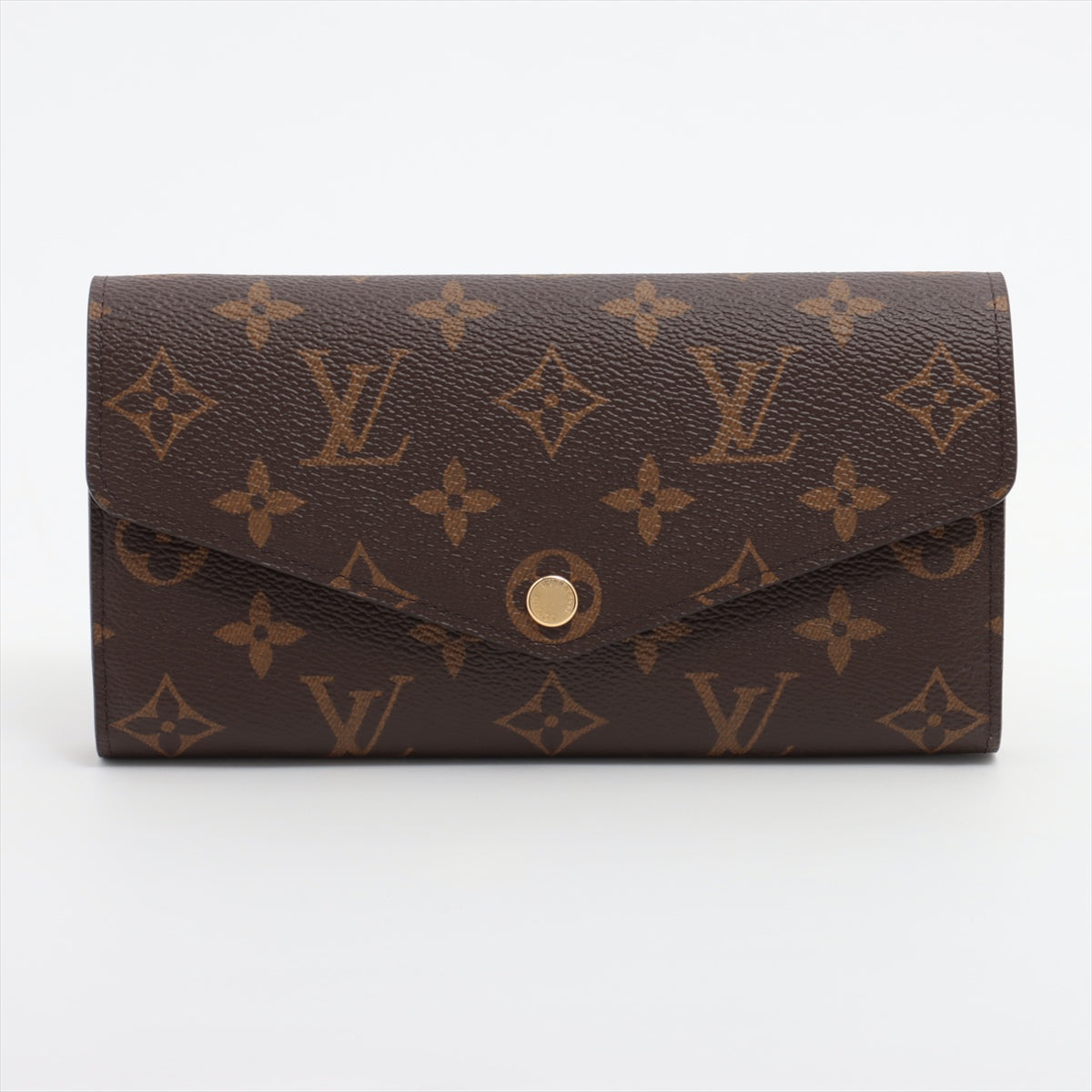 Louis Vuitton Monogram Portefeuille Sarah M60531 Brown Long Wallet Responsive RFID