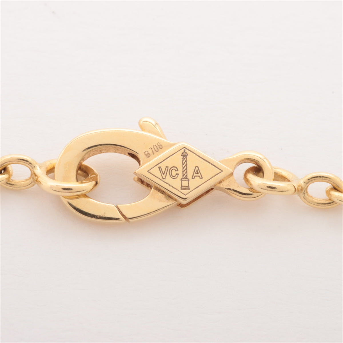 Van Cleef & Arpels Pure Alhambra shells Necklace 750(YG) 8.4g