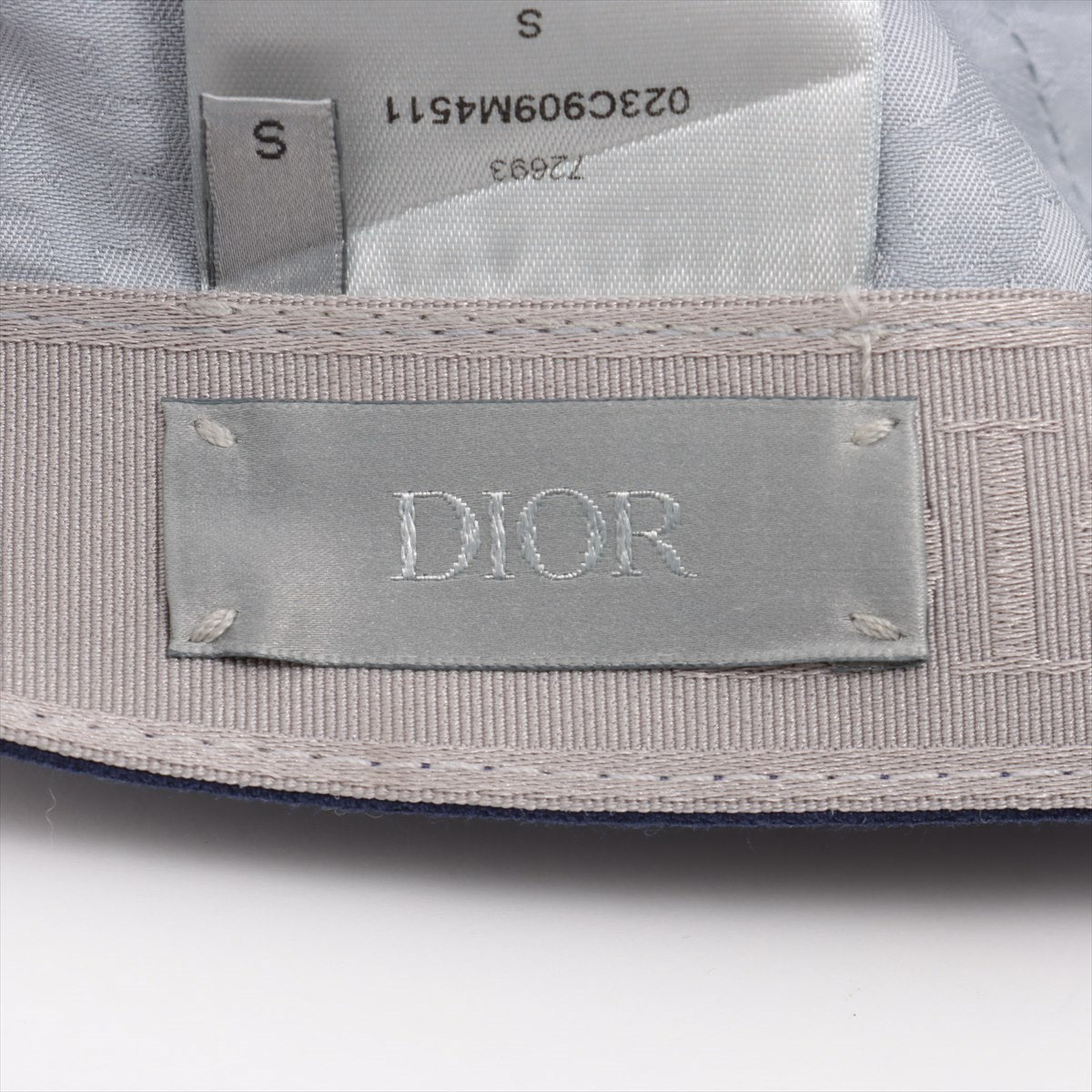 Dior Dior logo Cap S Cotton & Polyester Blue 023C909M4511