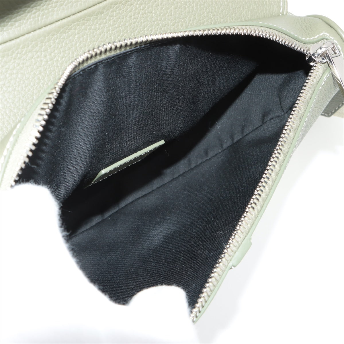 Christian Dior Saddle Leather Sling backpack Khaki