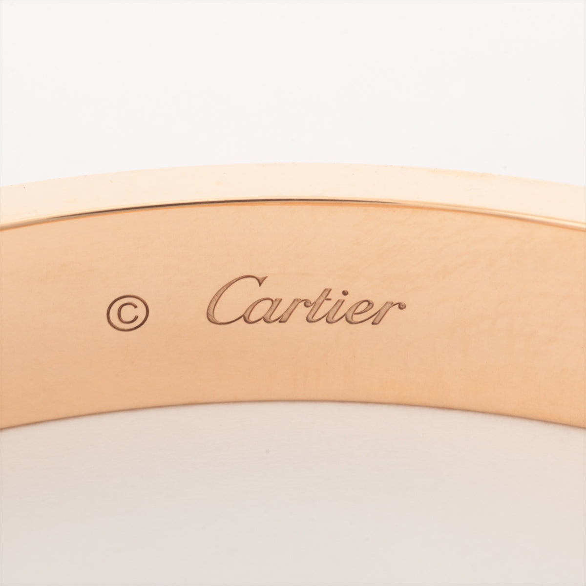 Cartier Love half Diamond Bracelet 750(PG) 30.7g 16 With screwdriver