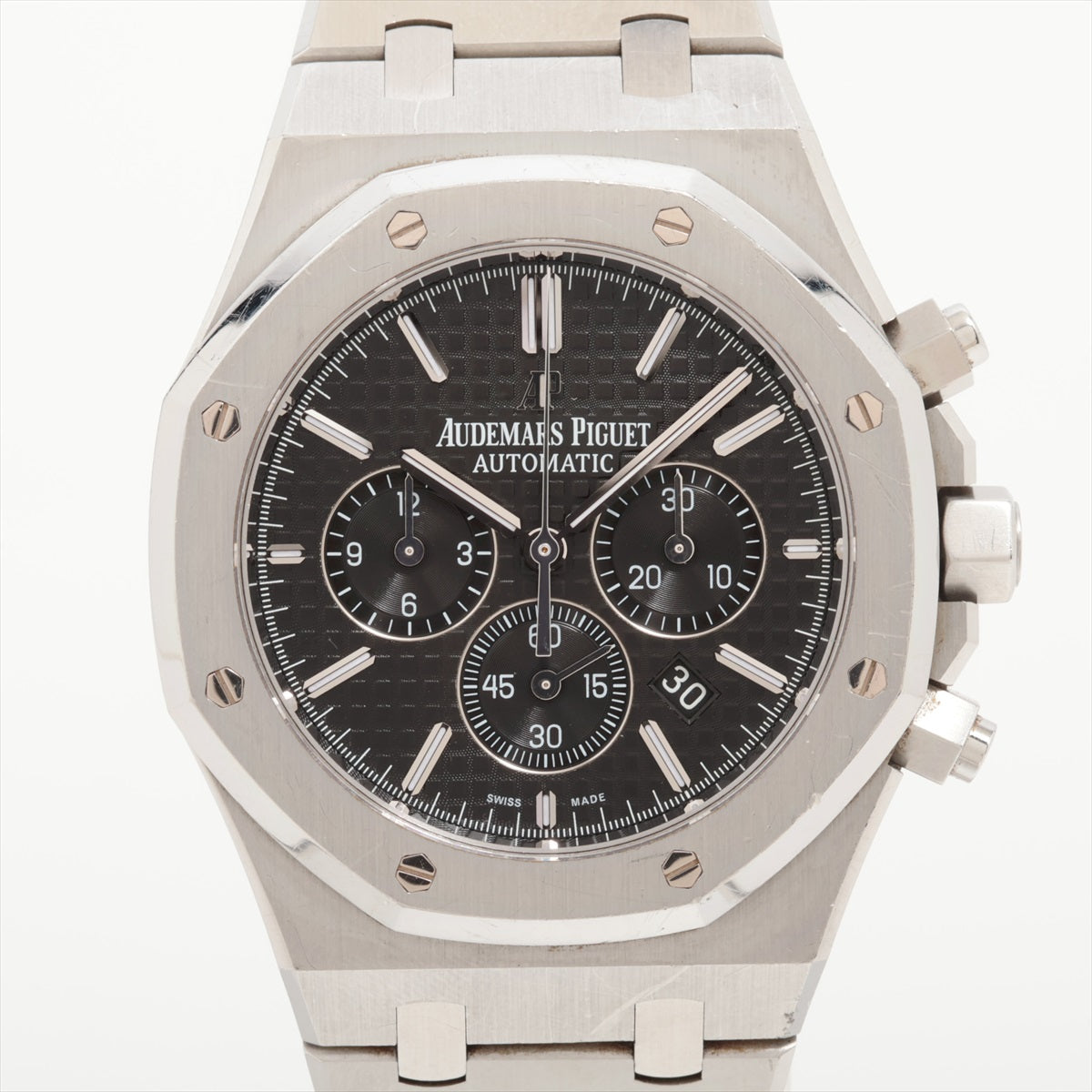 Audemars Piguet Royal Oak Chronograph 26320ST.OO.1220ST.01 SS AT Black Dial 2 Extra Links Our OH paid