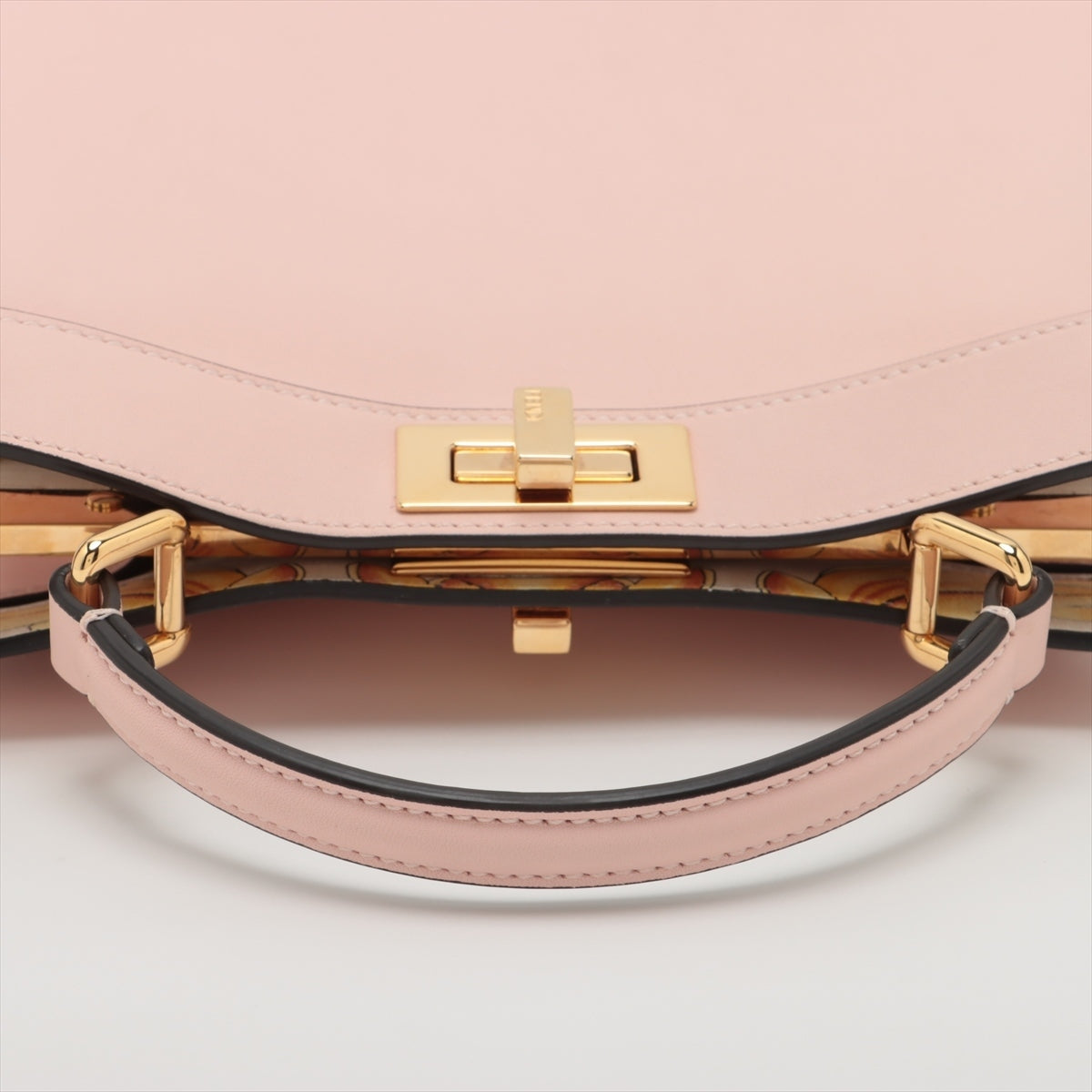 Fendi x Versace Peek-a-boo ICU Co., Ltd. Small Leather 2 Way Handbag Pink 8BN327
