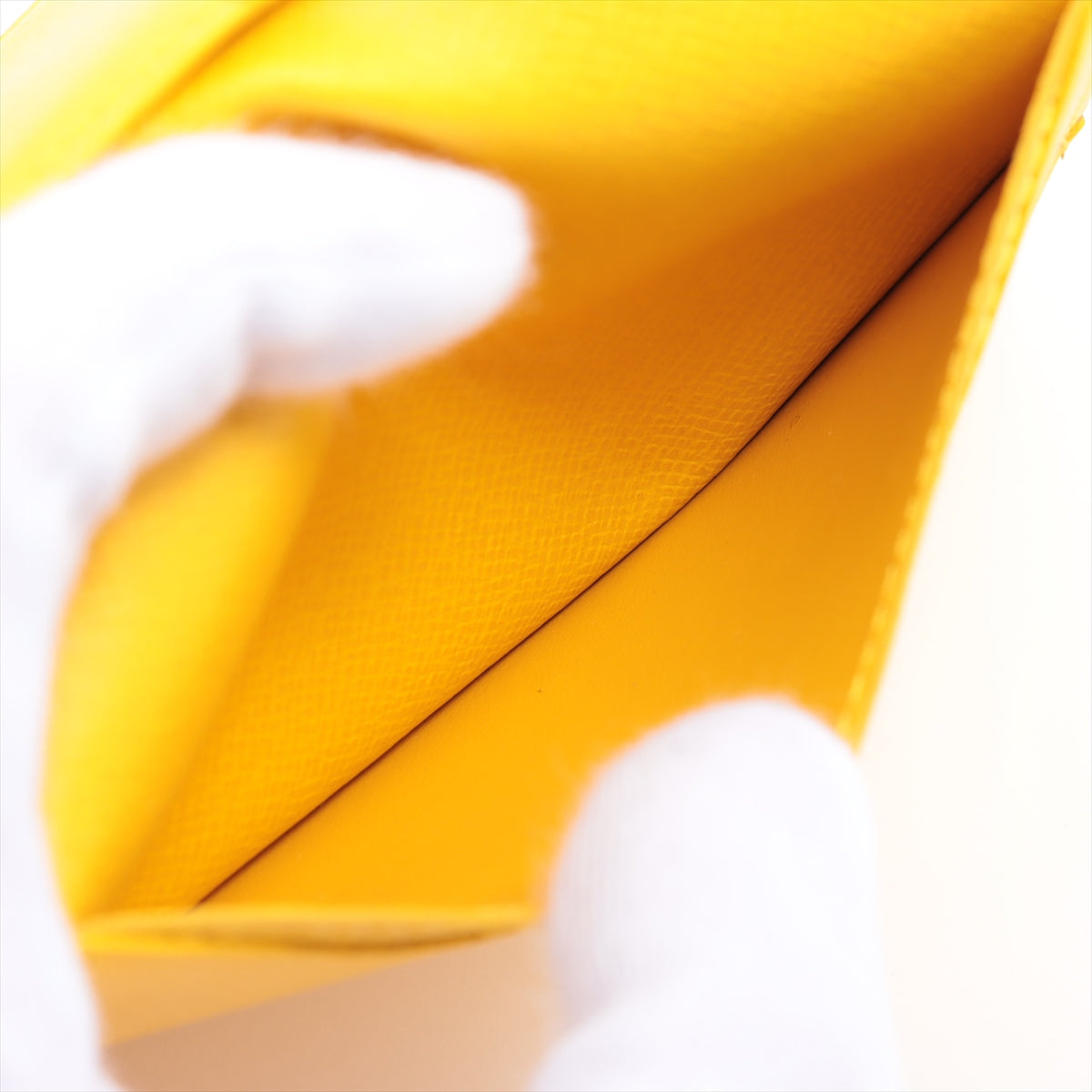 Louis Vuitton Damier Organizer Doo Posh N40596 Brown x Yellow Card Case Responsive RFID