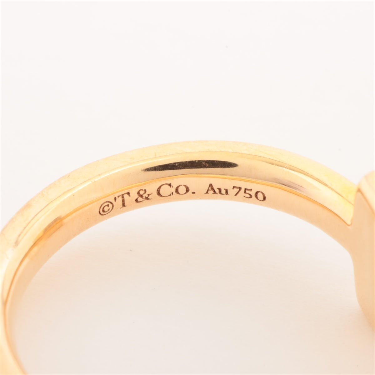 Tiffany T-One Narrow rings 750(YG) 4.0g