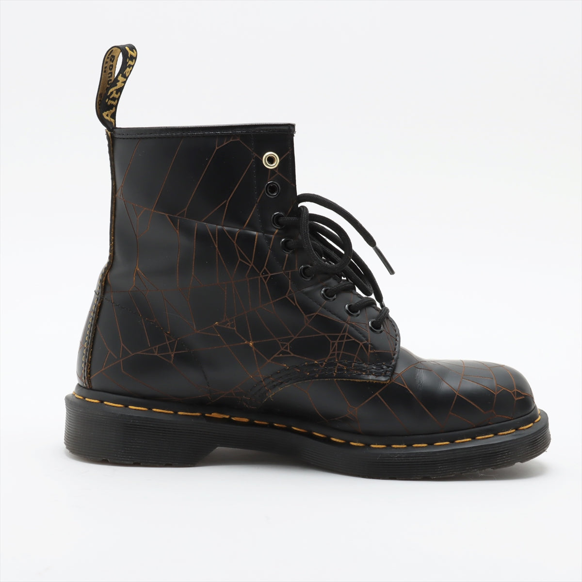 Dr. Martens x Yohji Yamamoto Leather Boots UK7 Men's Black 1460 Spider