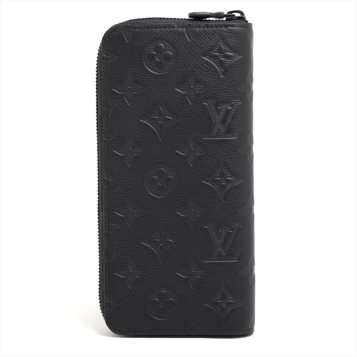 Louis Vuitton Shadow Zippy Wallet Vertical M62902 Black Zip Round Wallet RFID There is a reaction