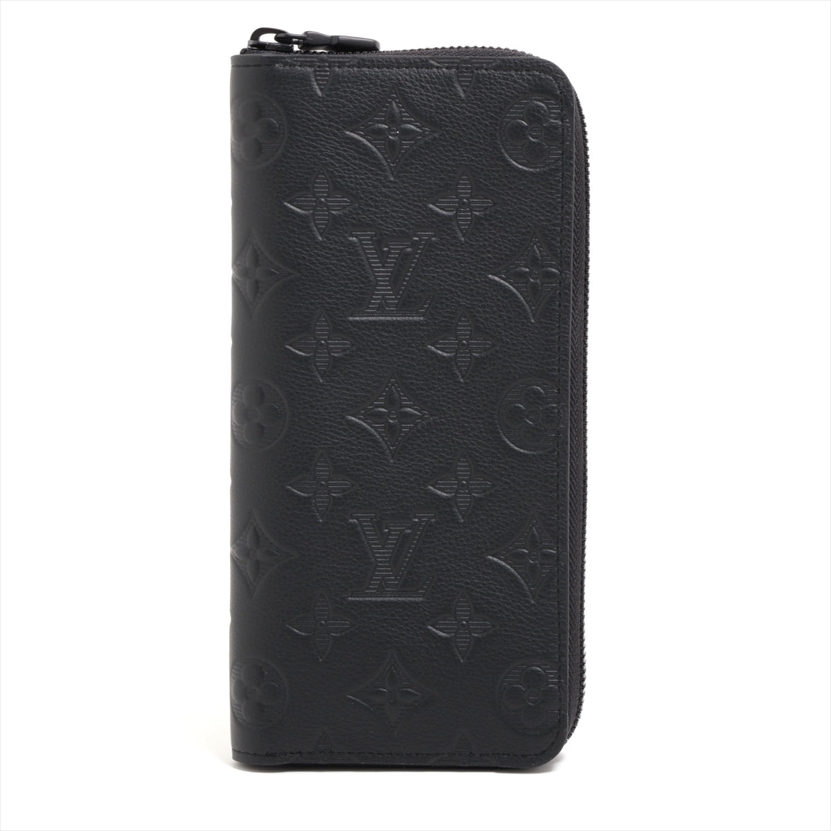 Louis Vuitton Shadow Zippy Wallet Vertical M62902 Black Zip Round Wallet RFID There is a reaction