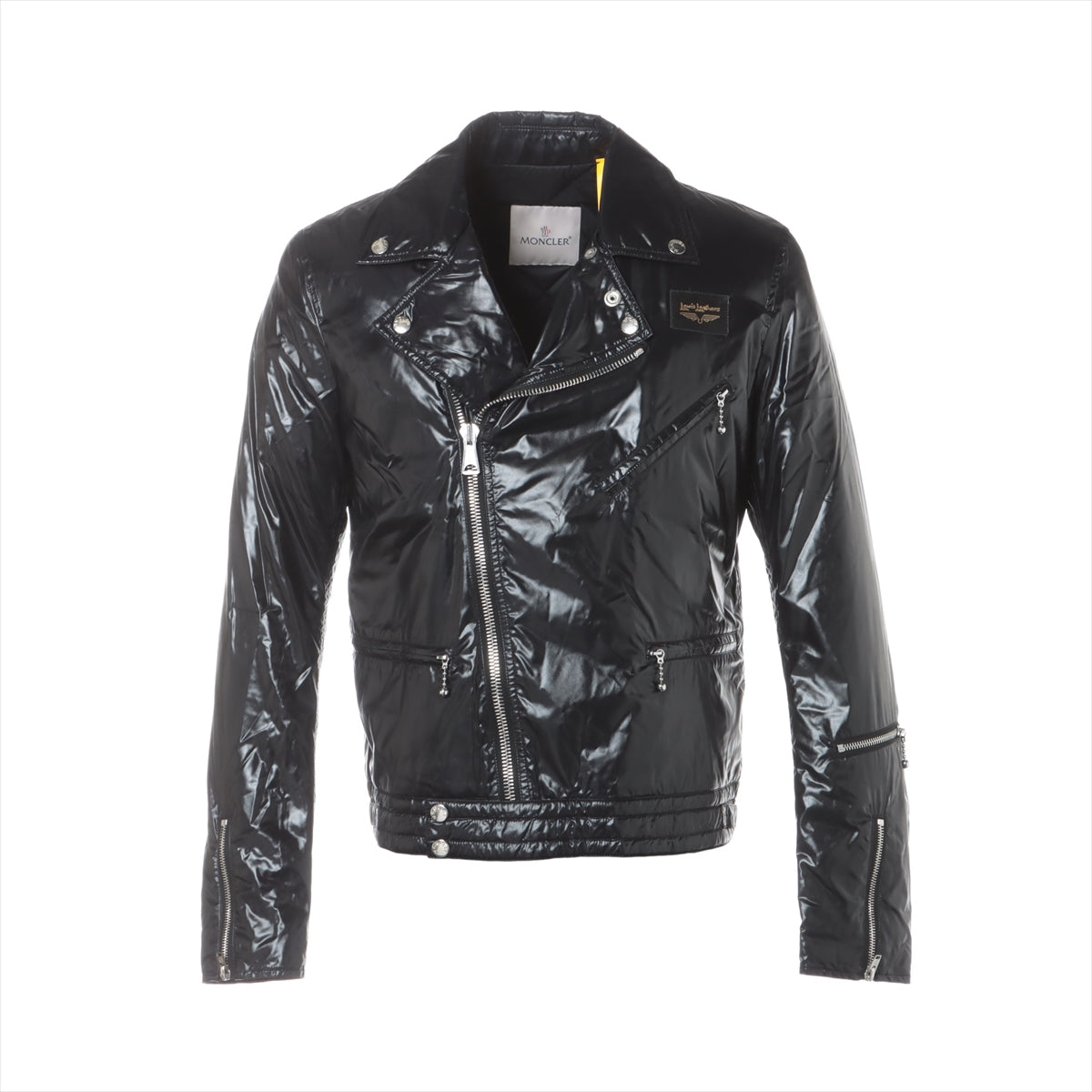 Moncler Genius Fragment x Louis leather 20 years Nylon Jacket 0 Men's Black  SERG