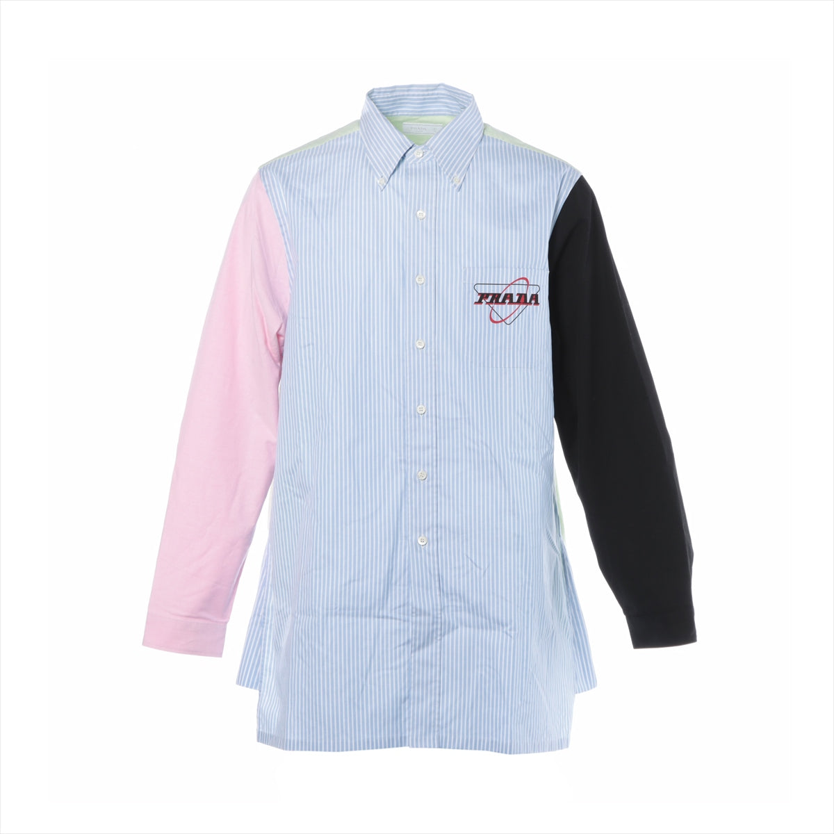 Prada 20SS Cotton Shirt 41 Men's Multicolor  UCN275