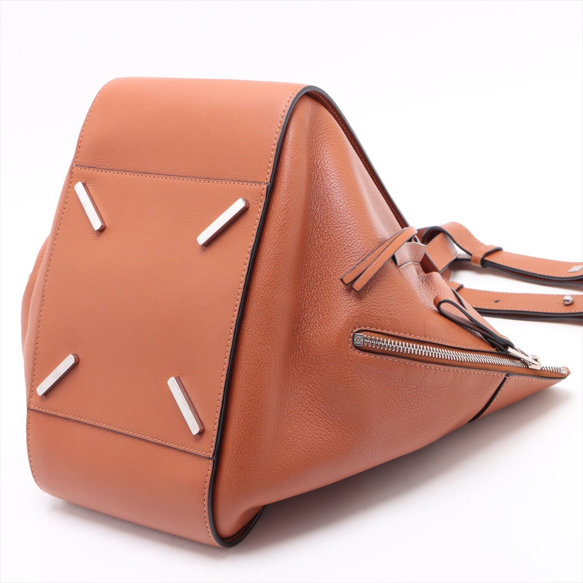 Loewe Hammock Medium Leather 2way handbag Brown