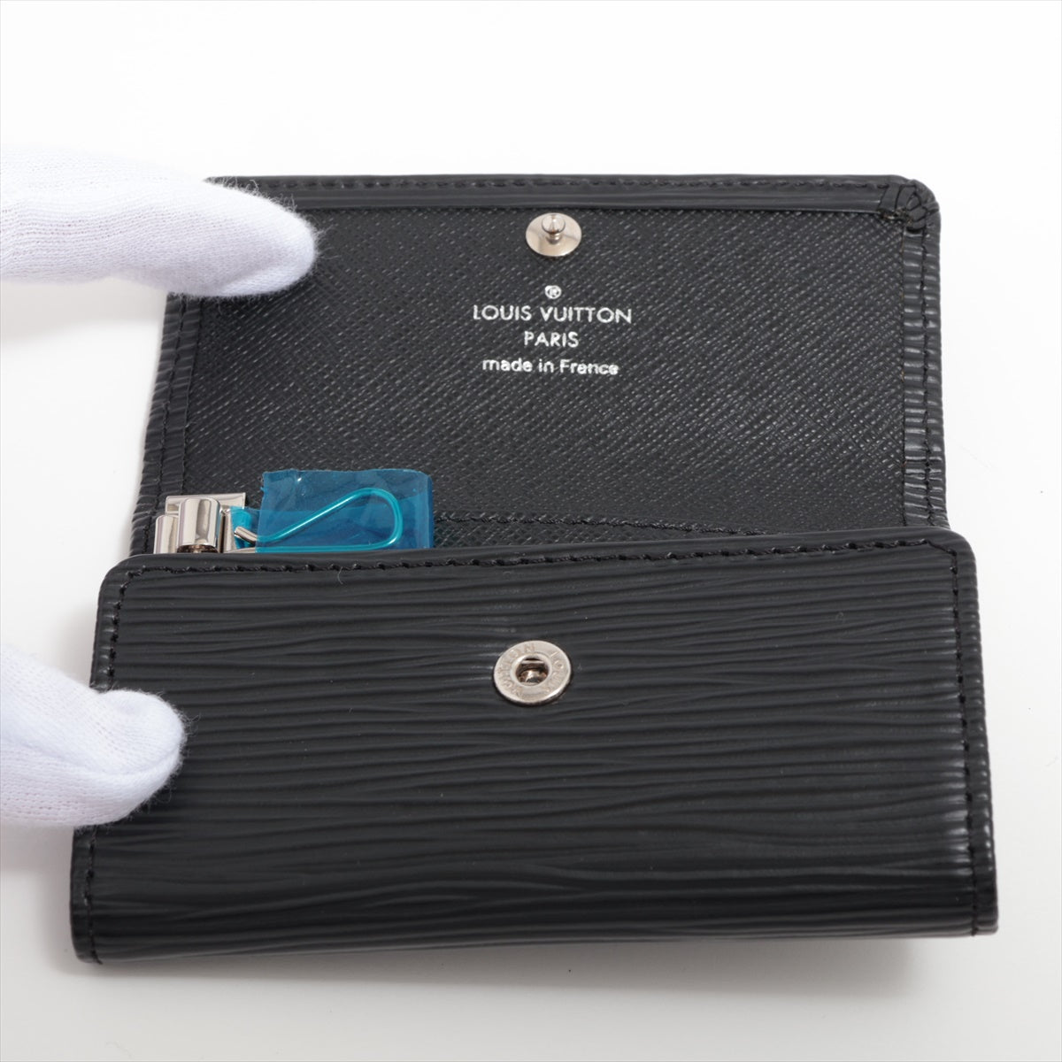 Louis Vuitton Epi Multiclés 6 M63812 Noir Key Case There was an RFID response