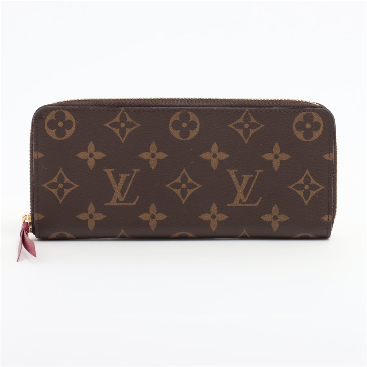 Louis Vuitton Monogram Wallet Clemence M60742 Fuschia Responsive RFID