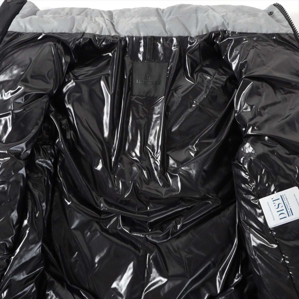 Moncler 22 years Polyester & Nylon Down jacket 0 Men's Grey  TAKAO reflective print