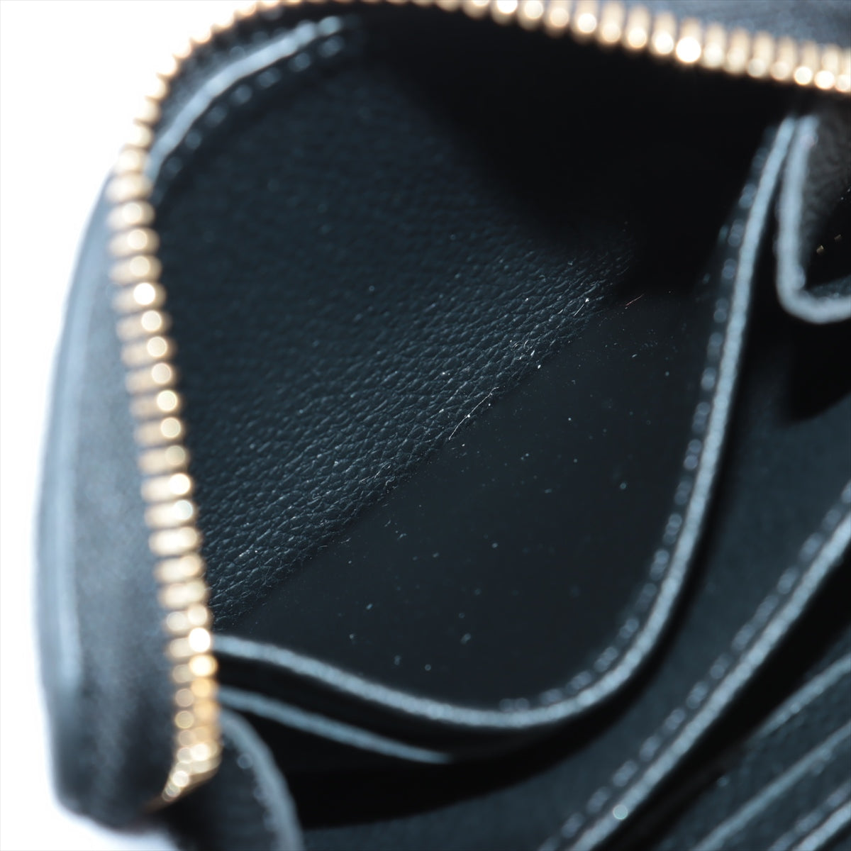 Louis Vuitton Monogram Empreinte Zippy Coin Purse M60574 Noir Coin Purse Responsive RFID