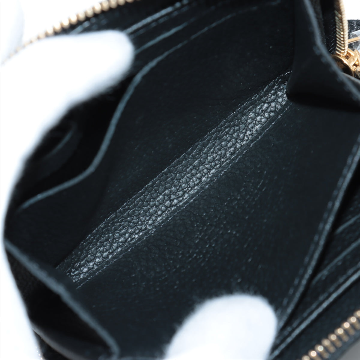 Louis Vuitton Monogram Empreinte Zippy Coin Purse M60574 Noir Coin Purse Responsive RFID