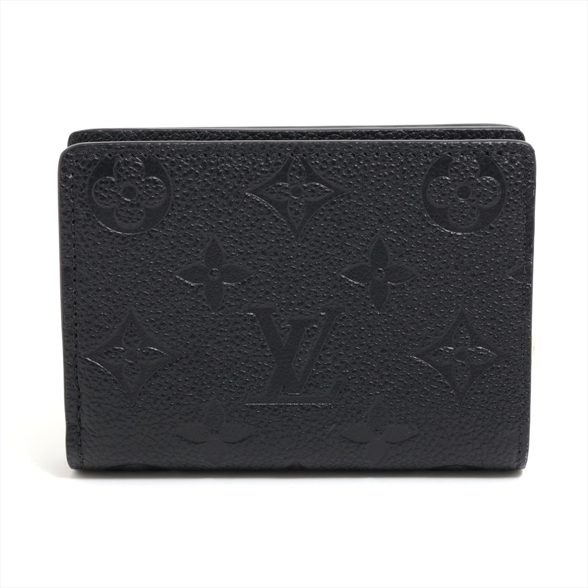 Louis Vuitton Monogram Empreinte Portofeuille Claire M80151 Noir Compact Wallet There was an RFID response
