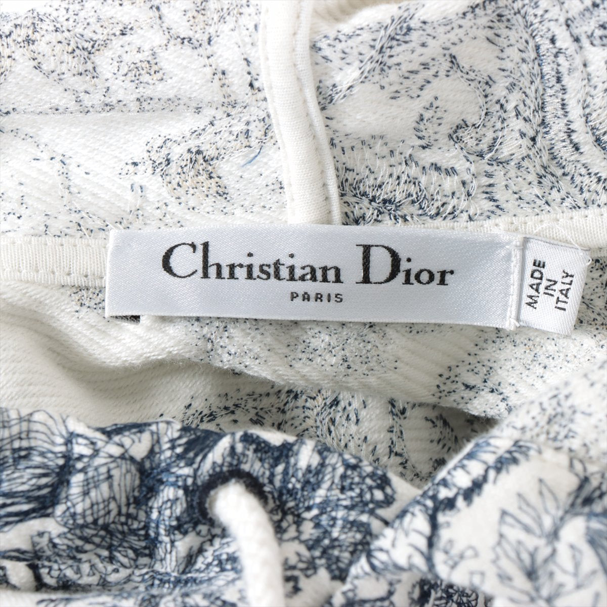 Christian Dior Toile de Jouy Cotton & polyurethane Parker M Ladies' White x navy  123S06A4459