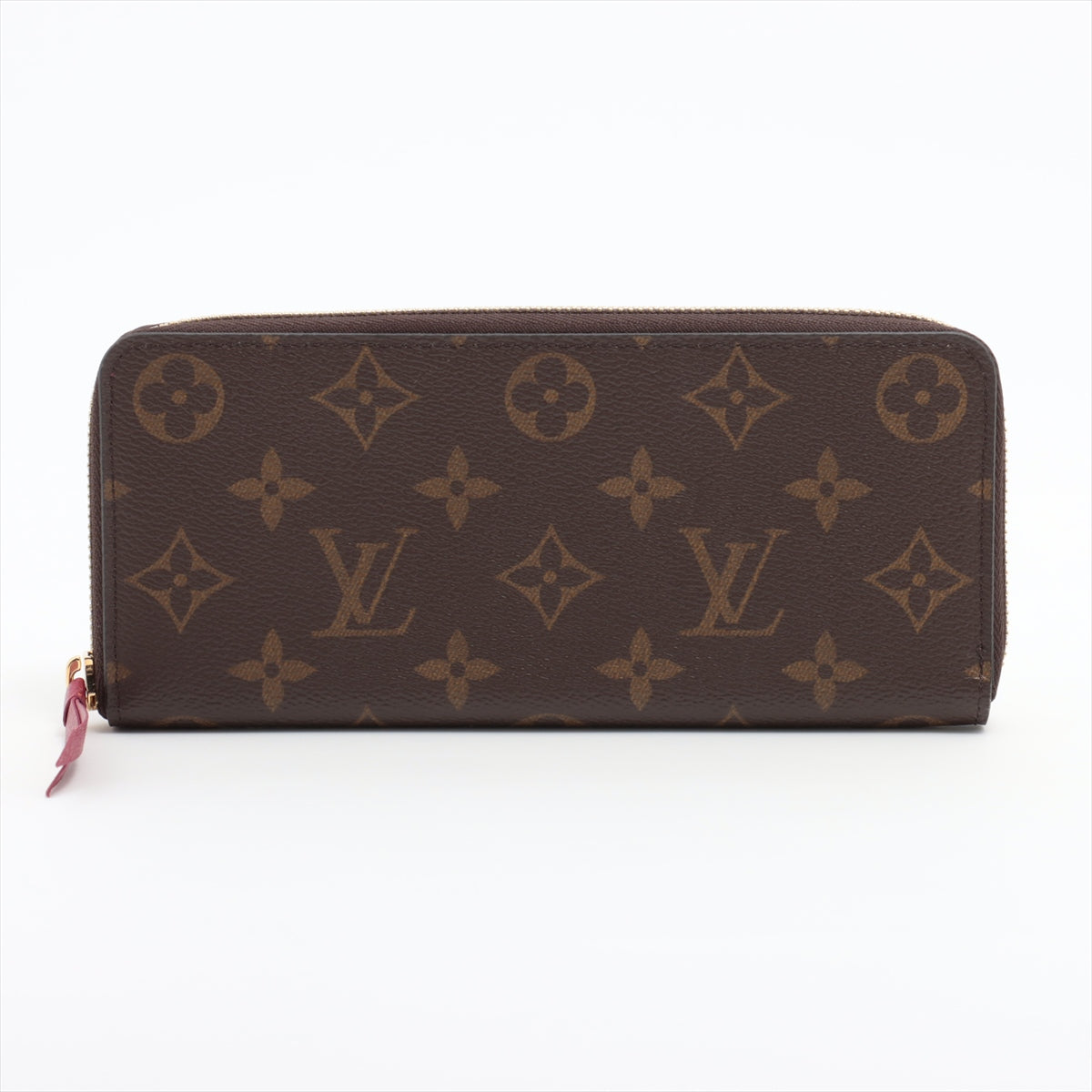 Louis Vuitton Monogram Wallet Clemence M60742 Fuschia Responsive RFID