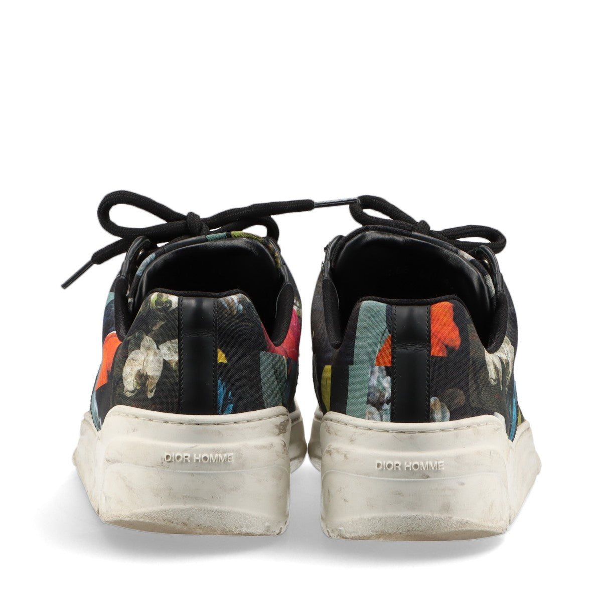DIOR HOMME B17 canvas Sneakers 41 Men's Multicolor 18ELI Print Analog-digital