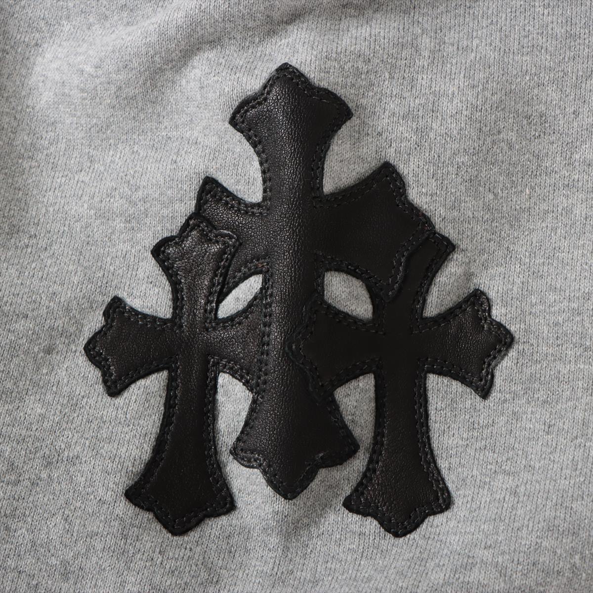 Chrome Hearts Y NOT Basic knitted fabric Cotton size M Grey Cross Patch