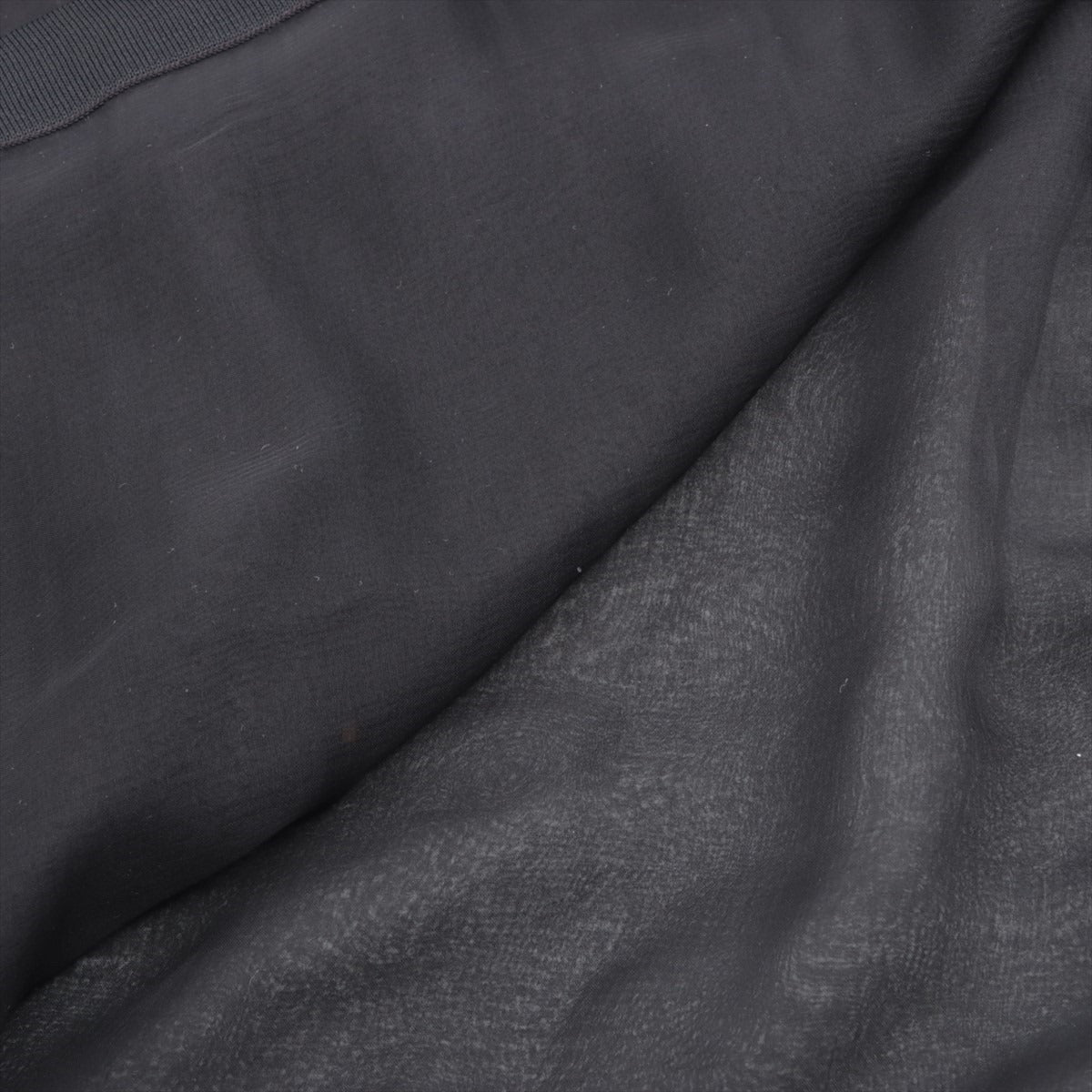 Hermès Stole Silk Black sheer