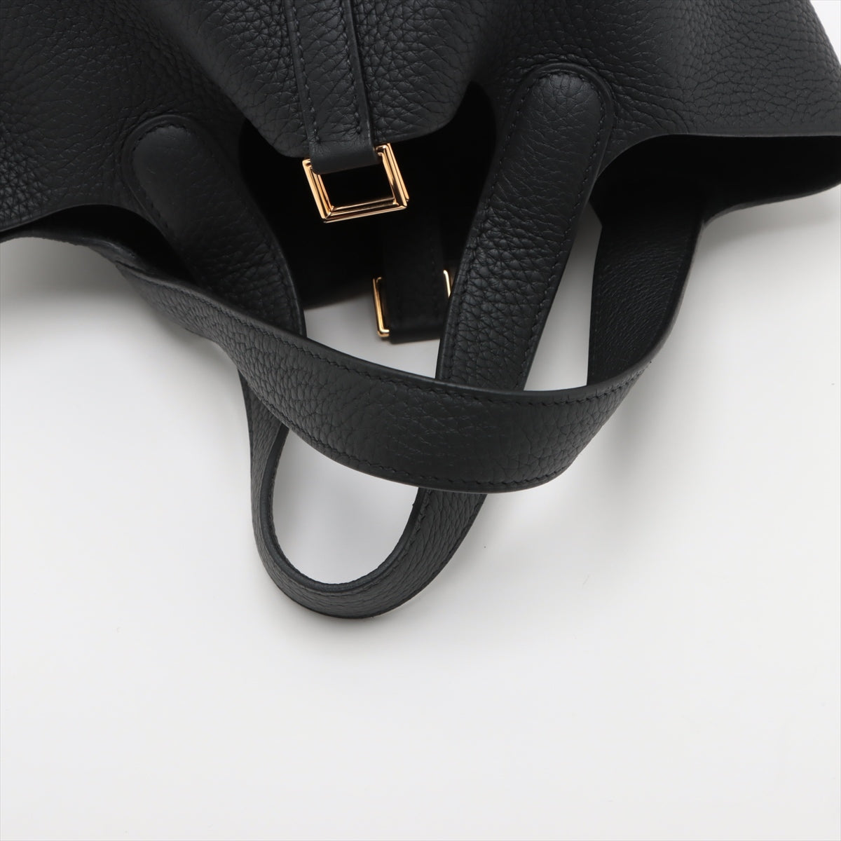 Hermès Picotin Lock PM Taurillon Clemence Black Gold Metal fittings U: 2022