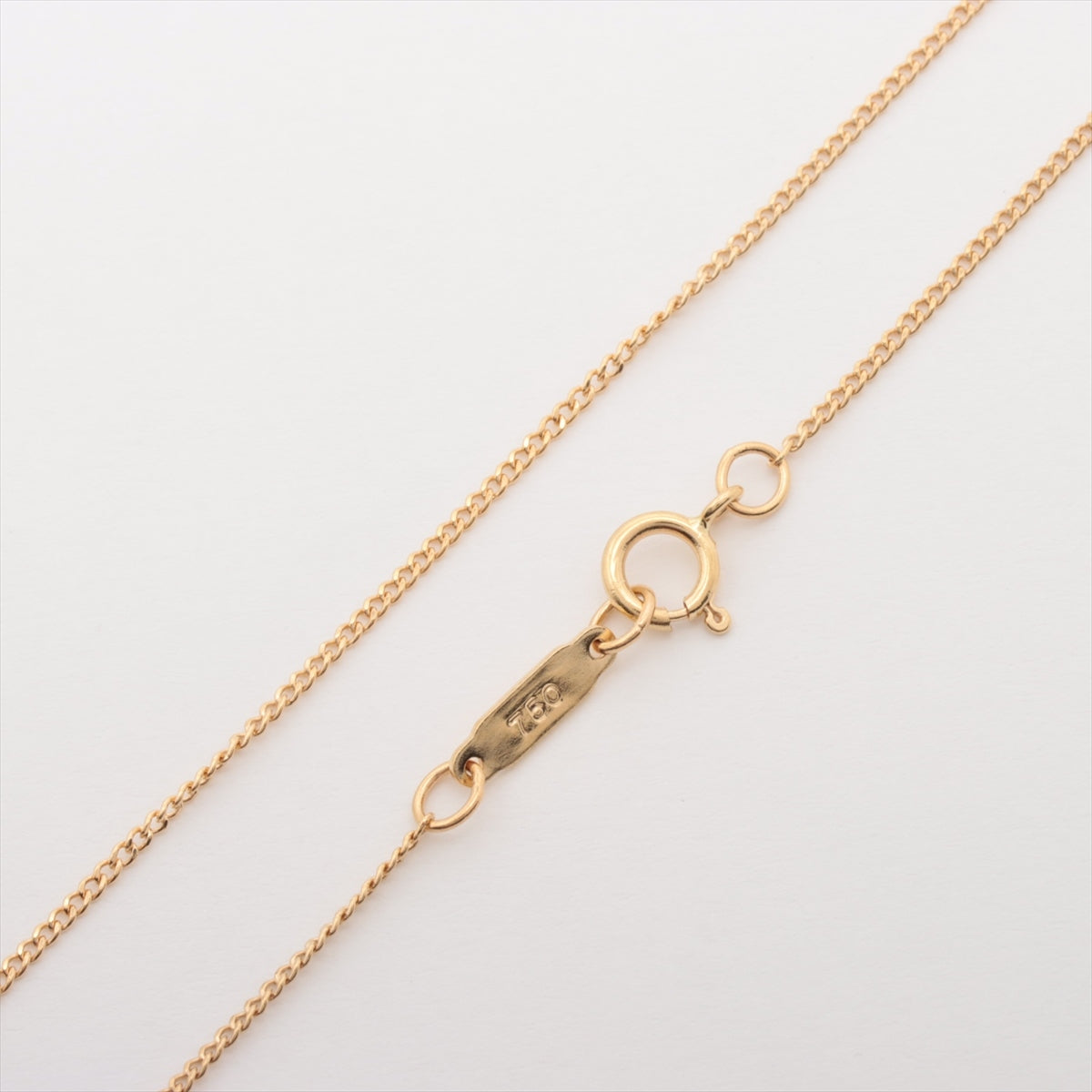Tiffany Leaf Necklace 925×750 6.3g Gold × Silver Vintage