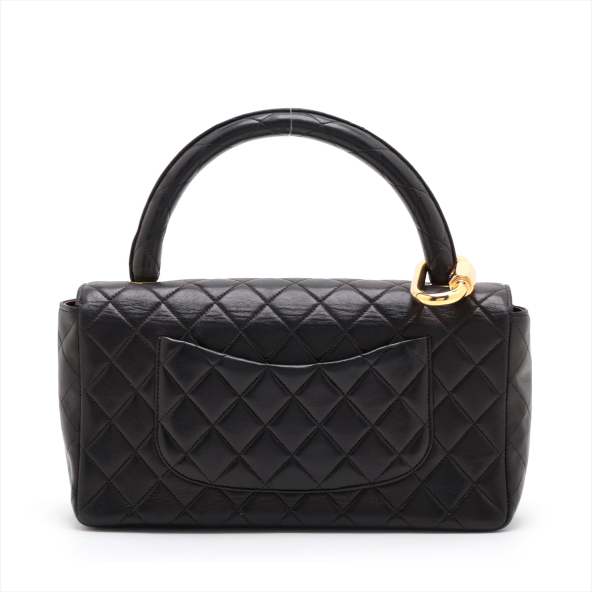 Chanel Matelasse Lambskin Hand bag Parent-child bag Black Gold Metal fittings 3XXXXXX Turn lock noise
