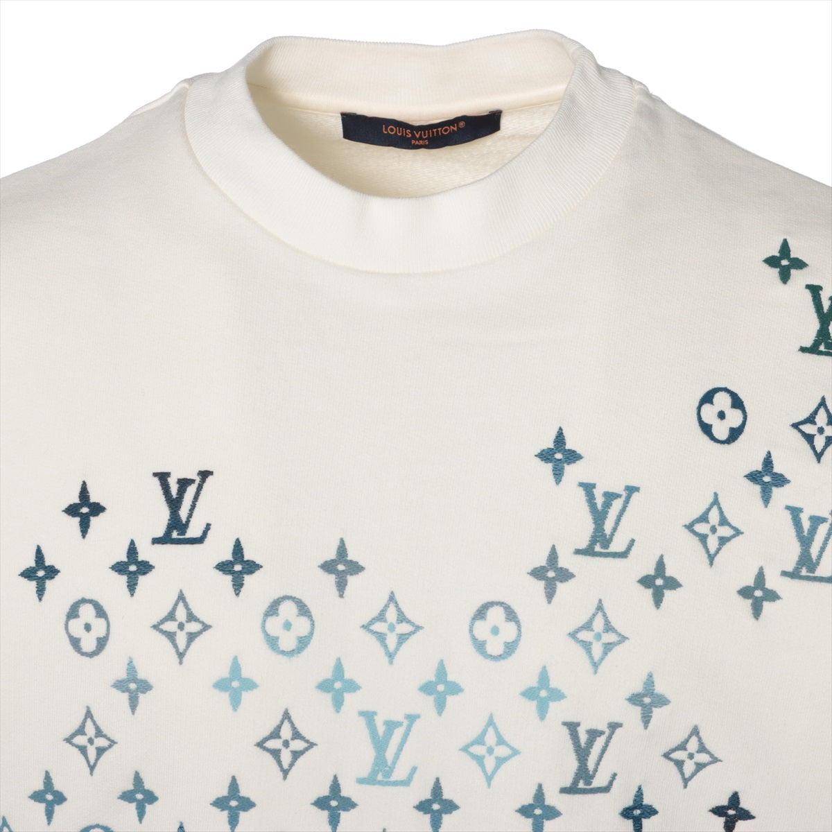 Louis Vuitton 24SS Cotton Basic knitted fabric XS Men's White  RM241M Monogram 1AFBWA