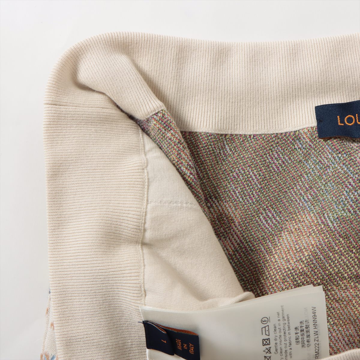 Louis Vuitton 22AW Cotton Short pants L Men's Multicolor  floral jacquard knit shorts RM222