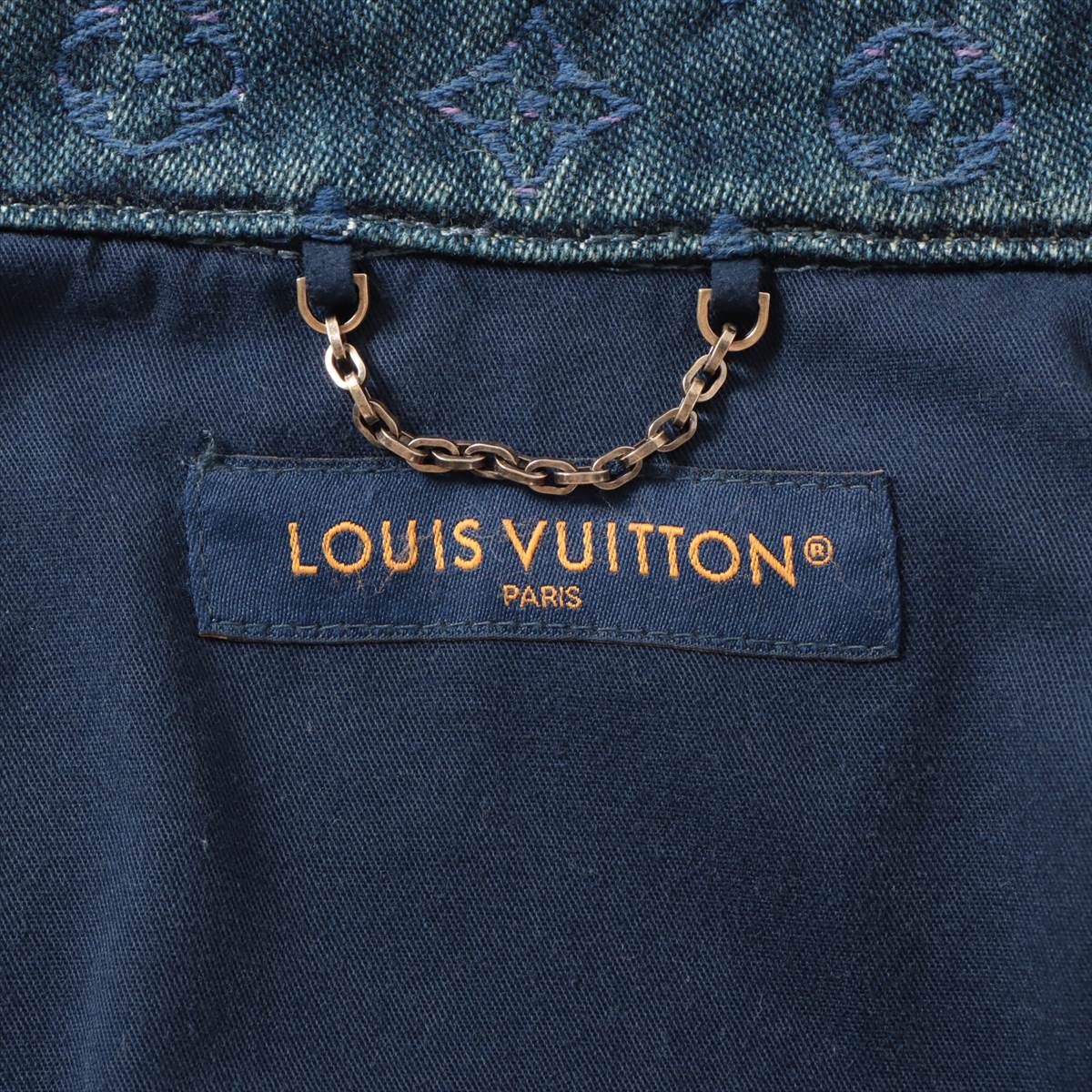 Louis Vuitton 23SS Cotton Denim jacket M Men's Multicolor  RM231 short sleeve rainbow monogram