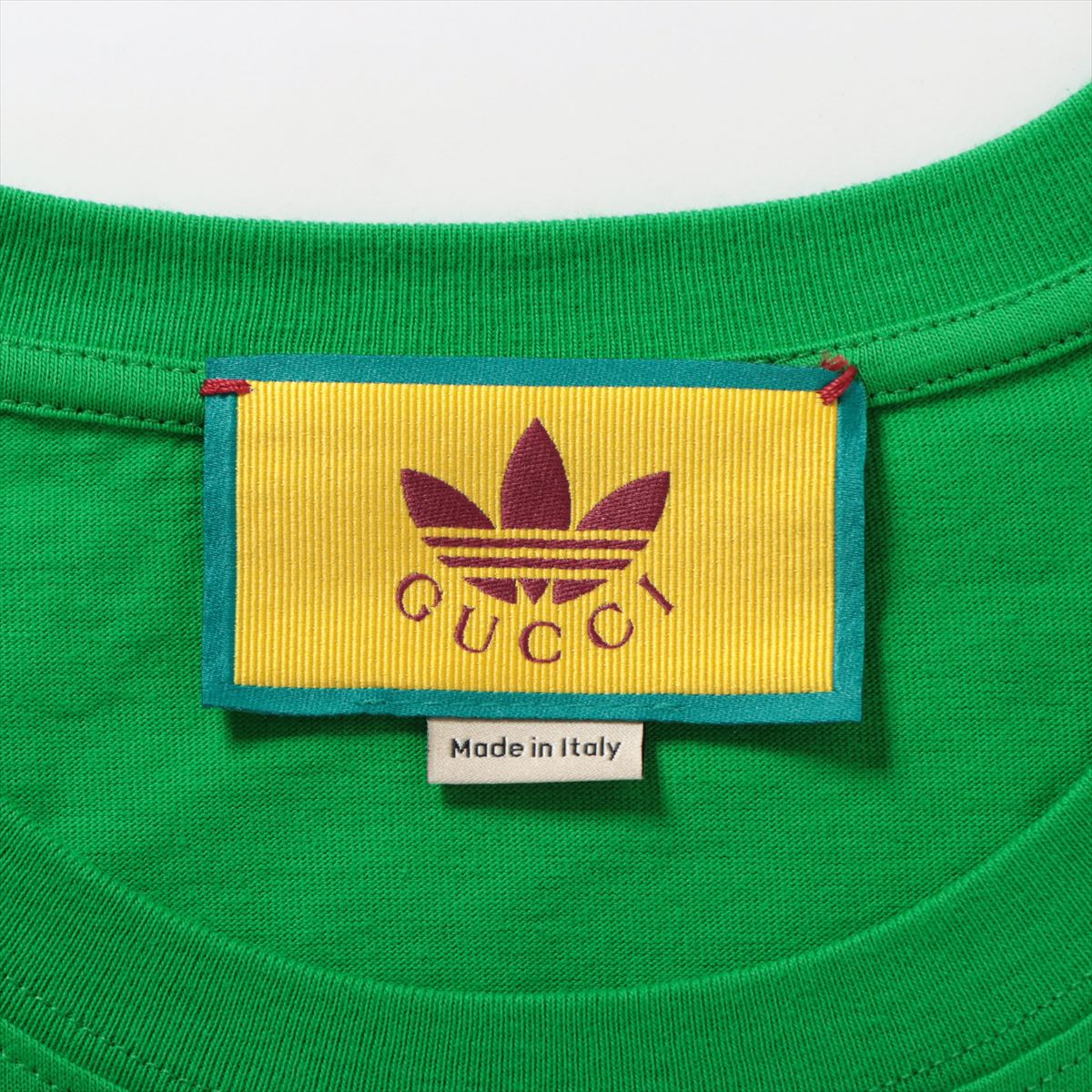 Gucci x adidas Cotton T-shirt S Men's Green  717422