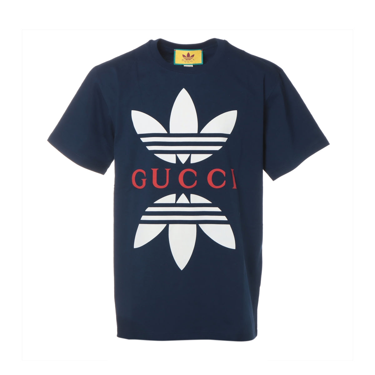 Gucci x adidas Cotton T-shirt S Men's Navy blue  548334
