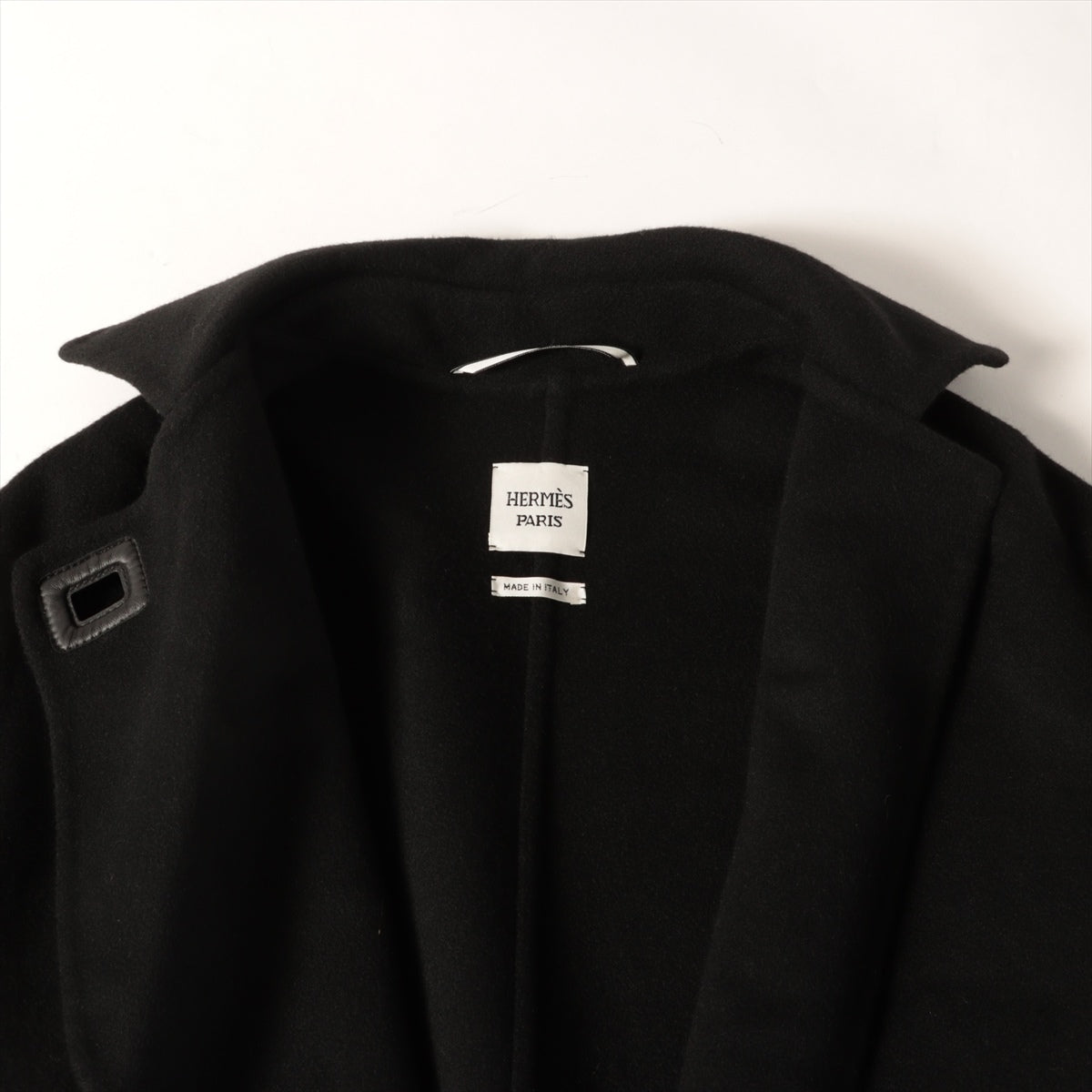 Hermès 22AW Cashmere coats 32 Ladies' Black  27-7102 Double face