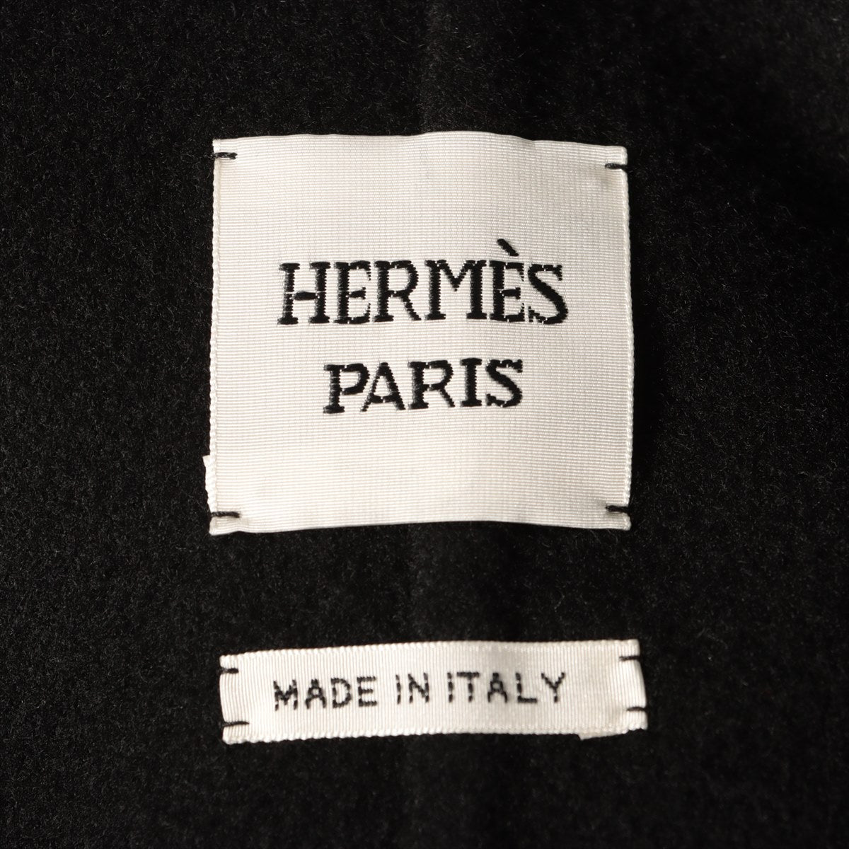 Hermès 22AW Cashmere coats 32 Ladies' Black  27-7102 Double face