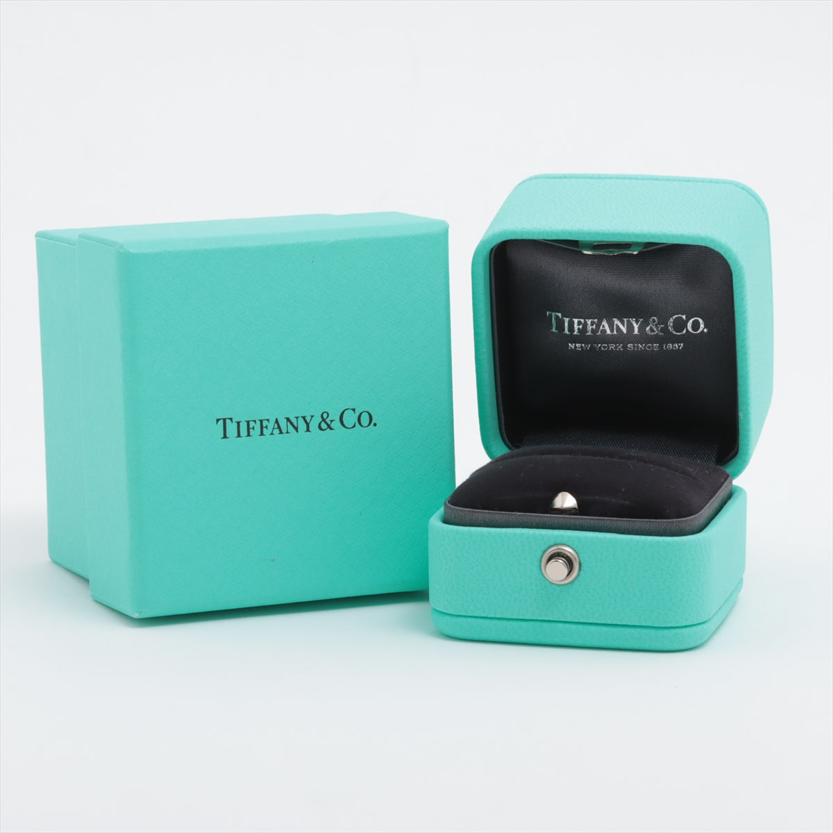 Tiffany T True Narrow Ring 750(WG) 3.6g