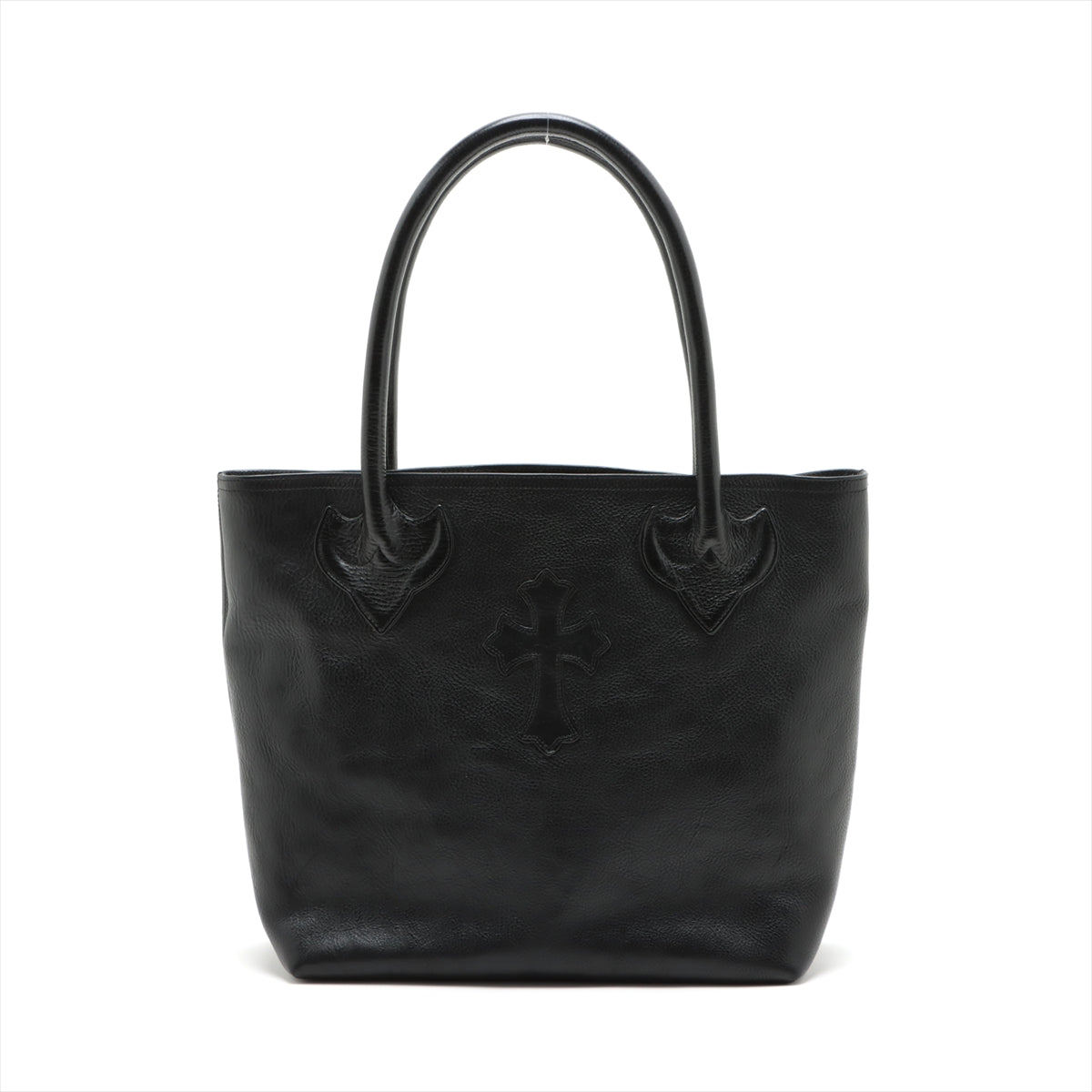 Chrome Hearts FS Tote bag Leather & 925 Black Cross Patch