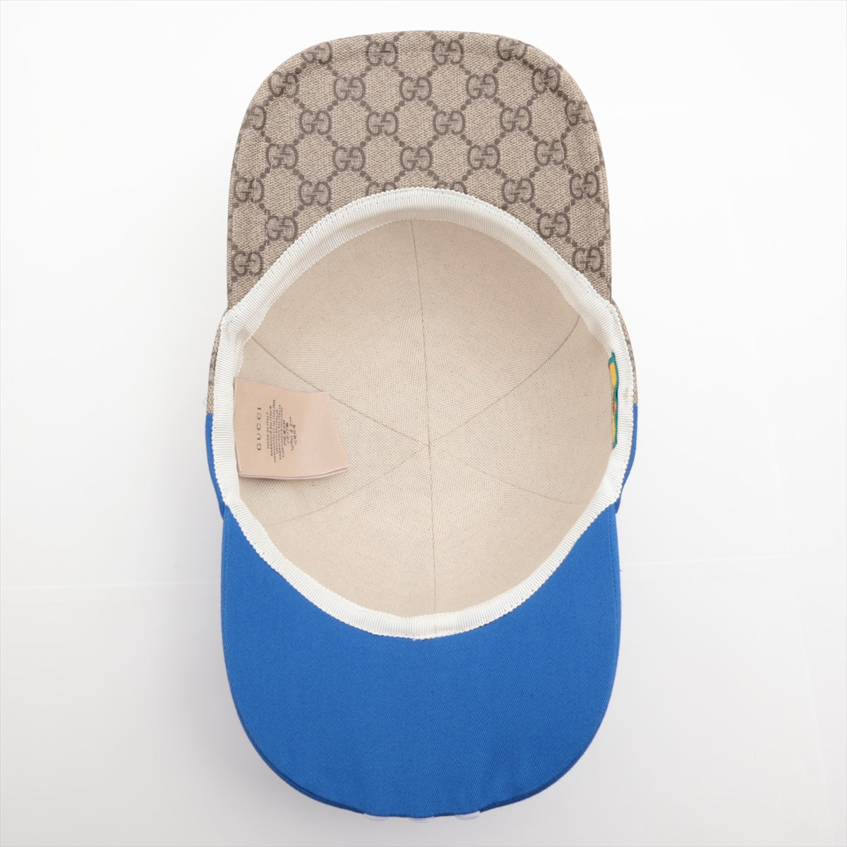 Gucci x Adidas GG Supreme Cap L Cotton & Polyester Blue 719406