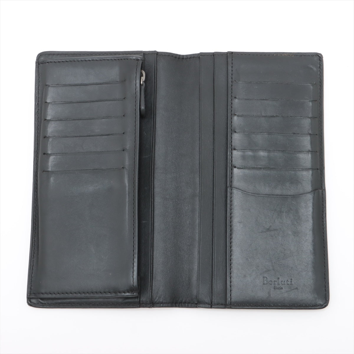 Berluti Santal Leather Wallet Black