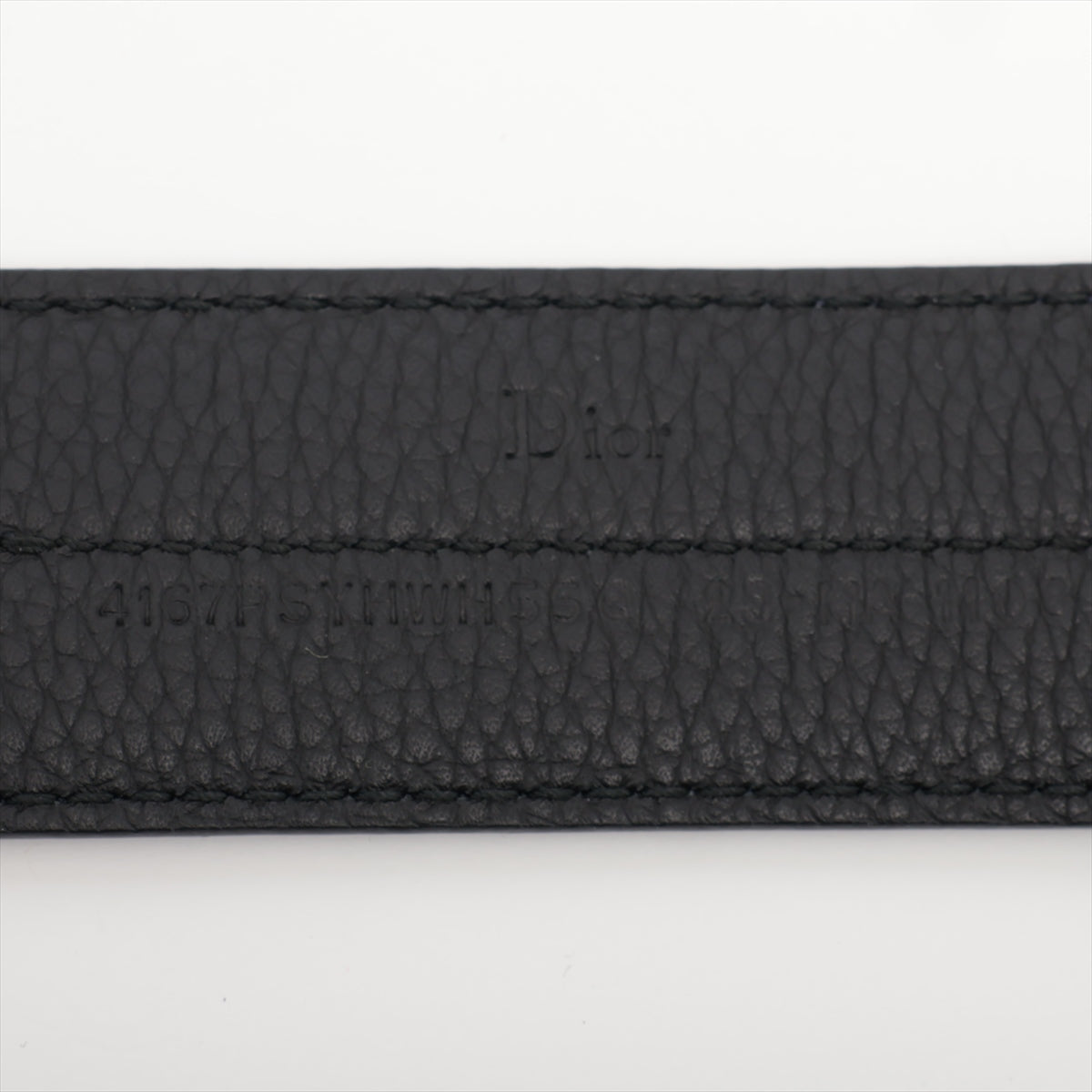 Dior CD logo Belt GP & Leather Black