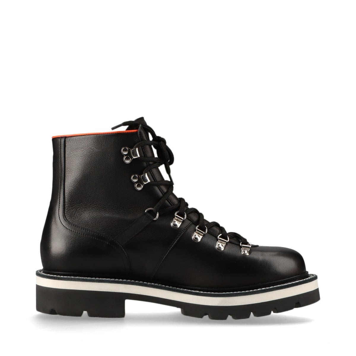 Hermès Leather Short Boots EU42 1/2 Men's Black HYKE Replacement string Box There is a bag