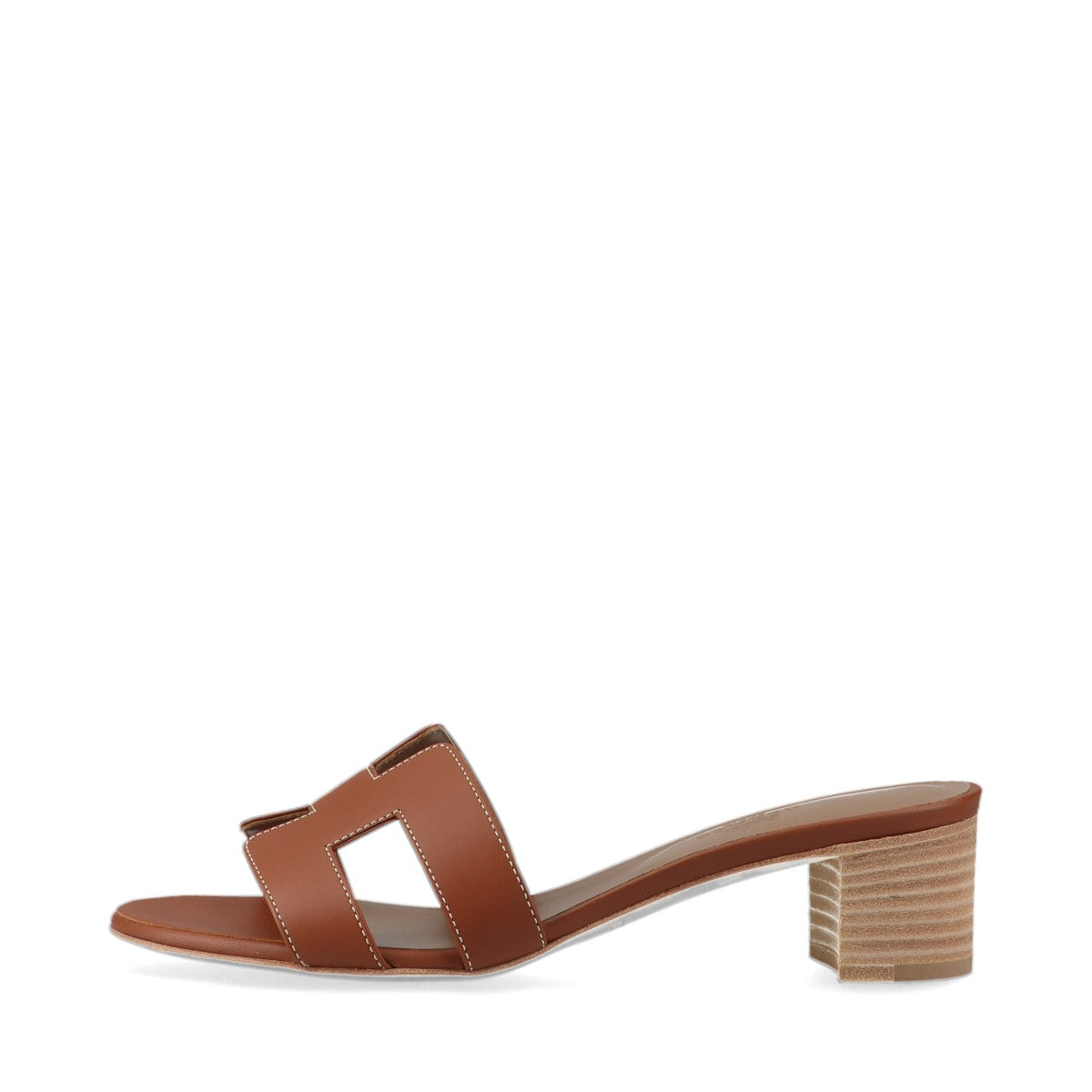 Hermès OASIS Leather Sandals EU37 Ladies' Brown Box There is a bag