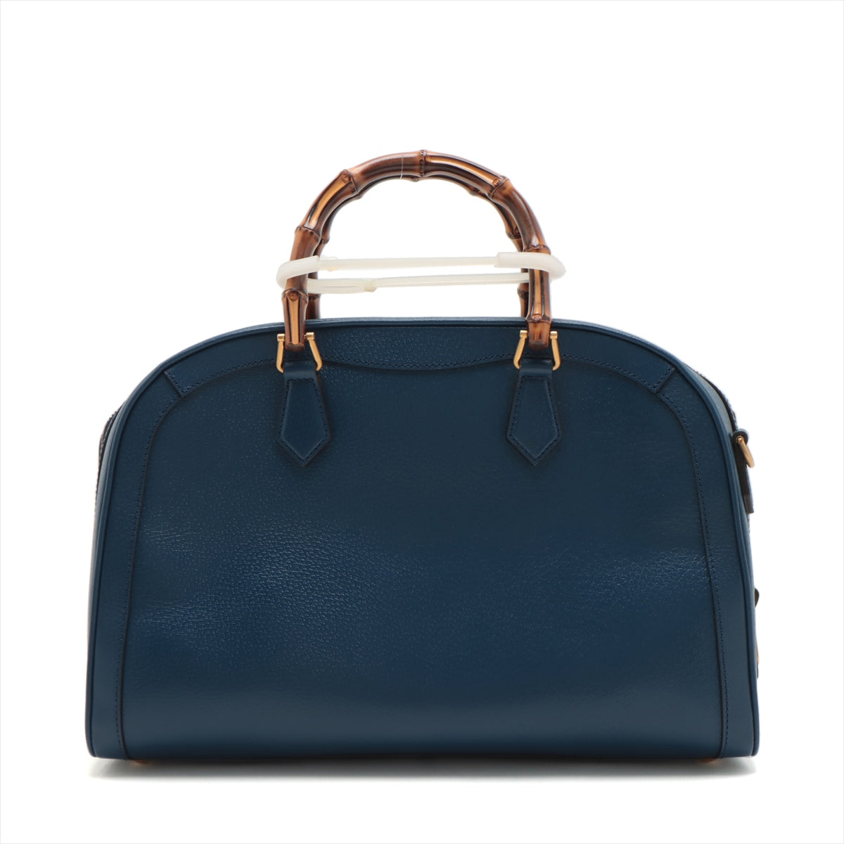 Gucci Diana Medium Duffel Leather 2 Way Handbag Blue 705373