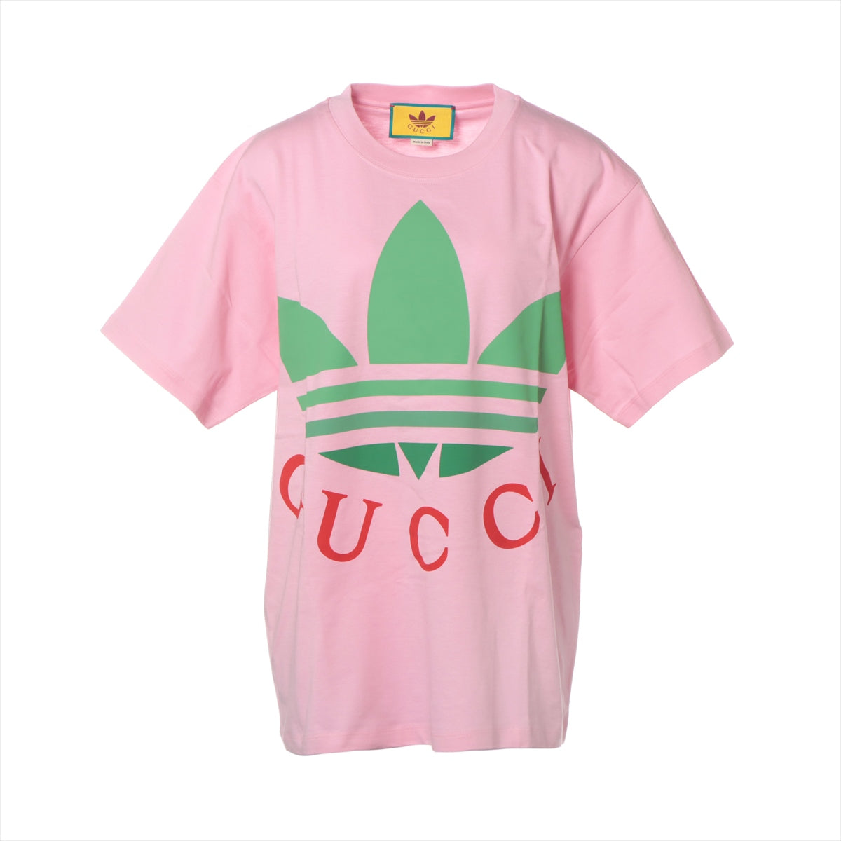 Gucci x Adidas Cotton T-shirt XS Ladies' Pink  723384