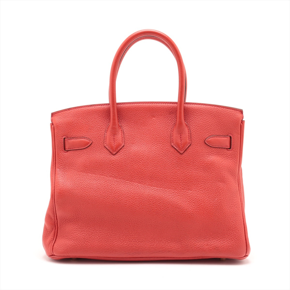 Hermès Birkin 30 Togo Rouge tomate Gold Metal Fittings X: 2016 The corners are slightly hardened
