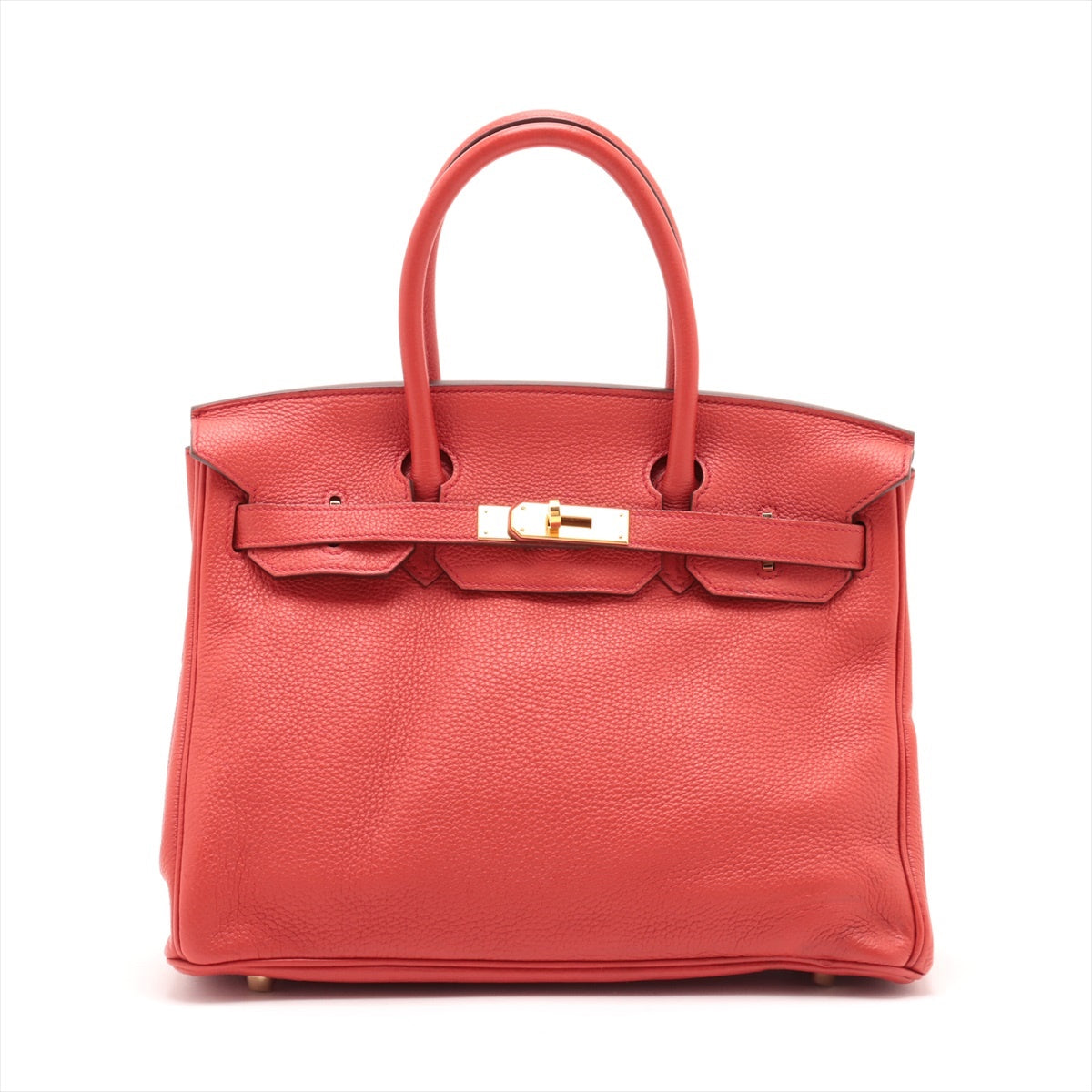 Hermès Birkin 30 Togo Rouge tomate Gold Metal Fittings X: 2016 The corners are slightly hardened