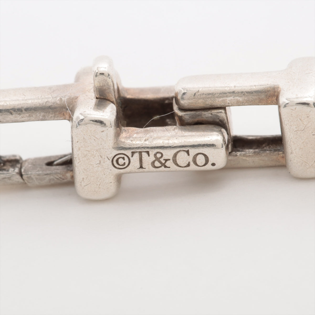Tiffany T Chain Bracelet 925 13.1g Silver