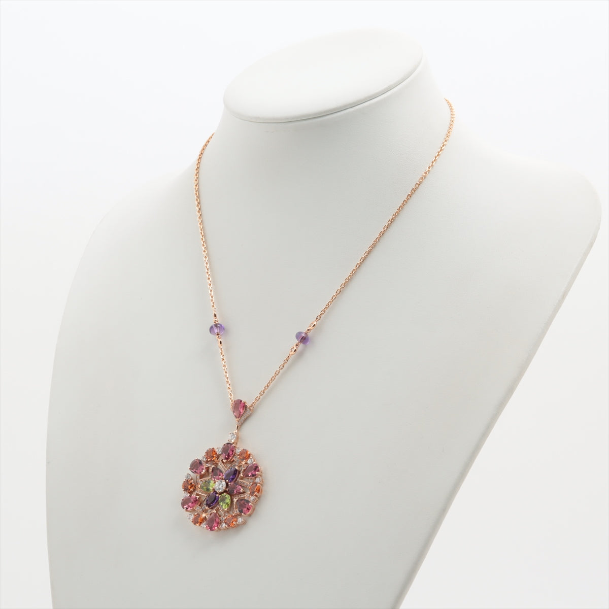 Bvlgari Diva Dream Colored stone Diamond Necklace 750(PG) 26.8g 355907